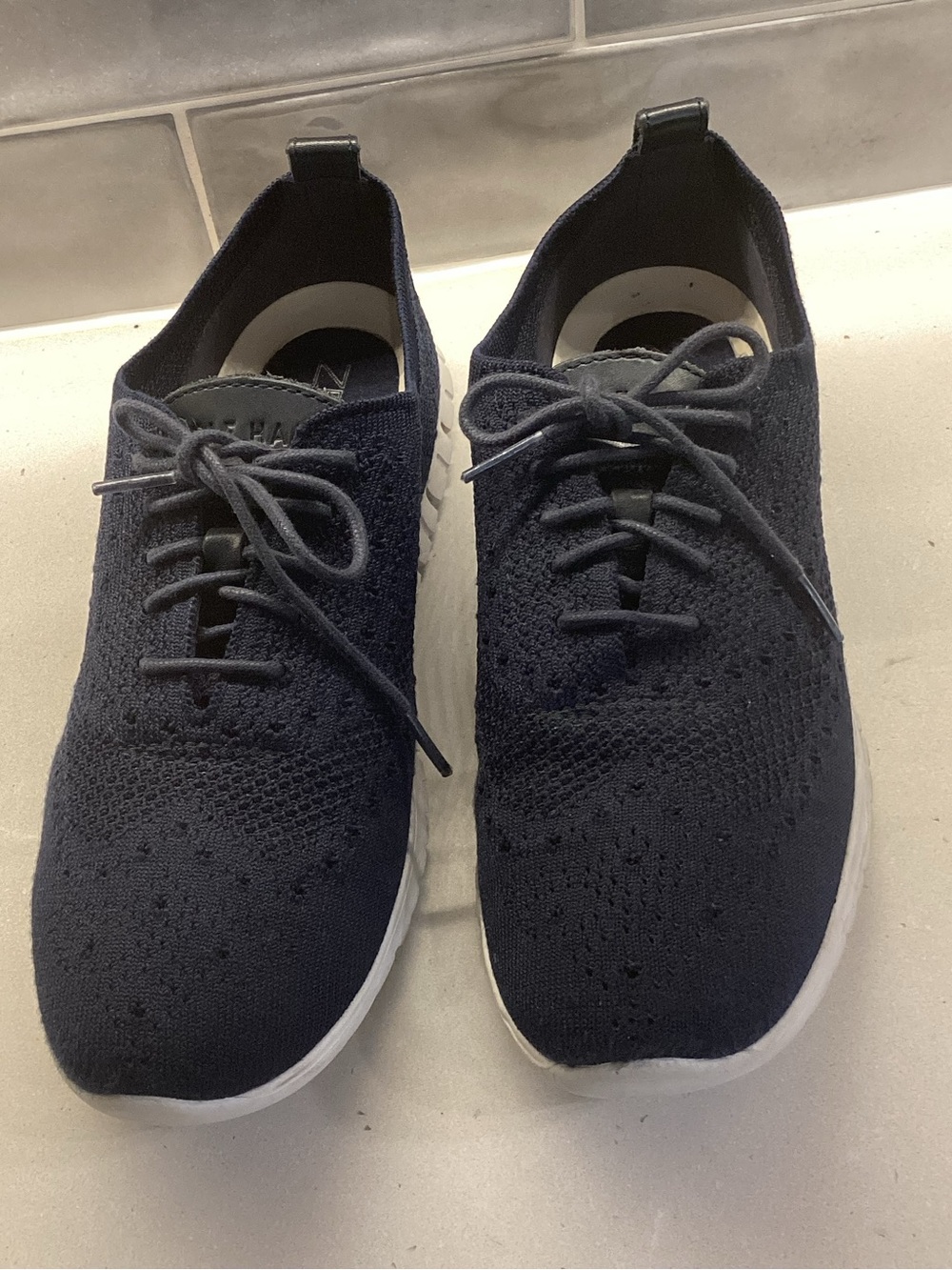 Cole Haan Women's Zerogrand Stitchlite Oxford Navy Dress Sneaker